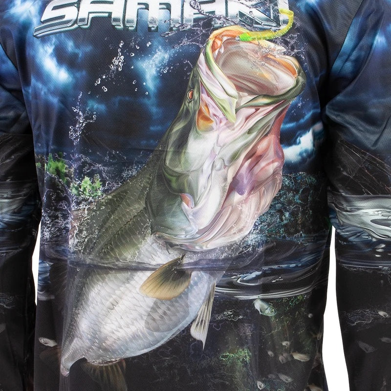 Samaki Big Barra L/S Shirt - Image 3