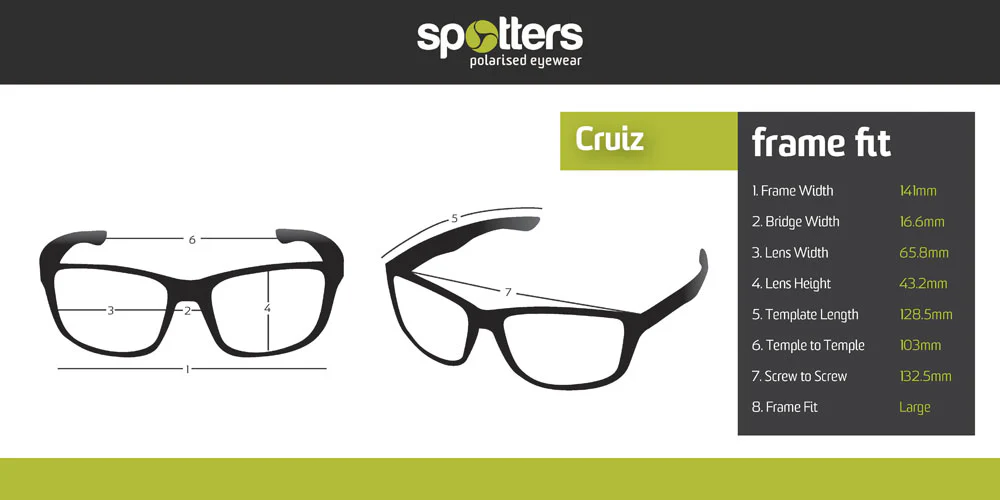 Spotters Sunglasses Cruiz Gloss Black - Image 4