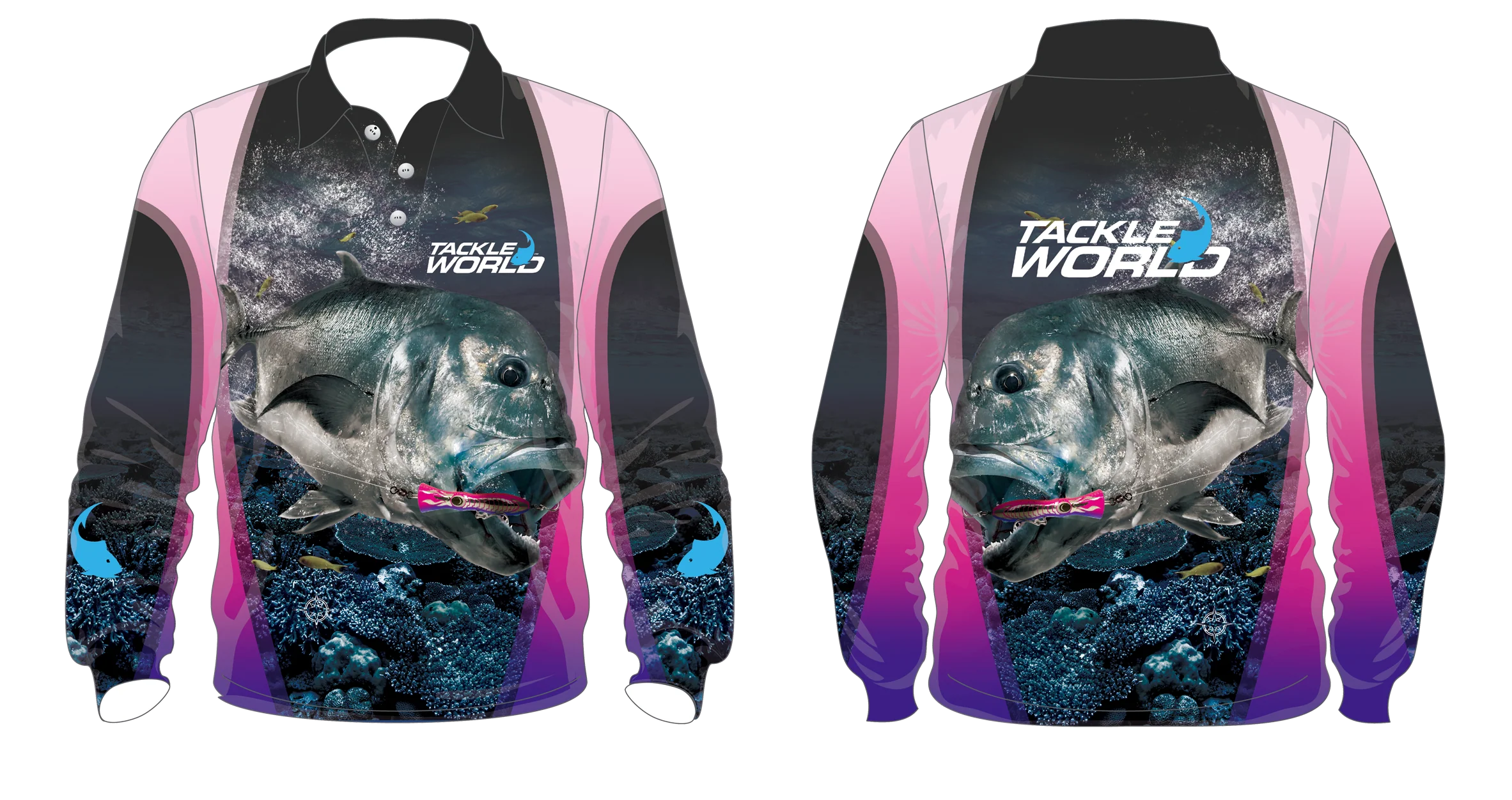 TackleWorld Fishing Shirt Girls GT V2 - Image 3